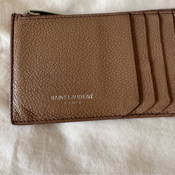 Saint Laurent Fragments Zipped Card Case - Picture 8 of 10